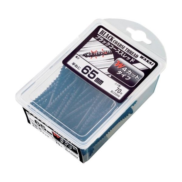 若井産業 WAKAI ブラックコーススレッド バリューパック 57 BLC57HV 1セット(450本:90本×5パック) 385-9933（直送品）