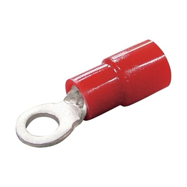 ニチフ端子工業 ニチフ 環境配慮形絶縁被覆付圧着端子 R形(100P) TMEX 1.25-3S-YEL 1パック(100個)（直送品）