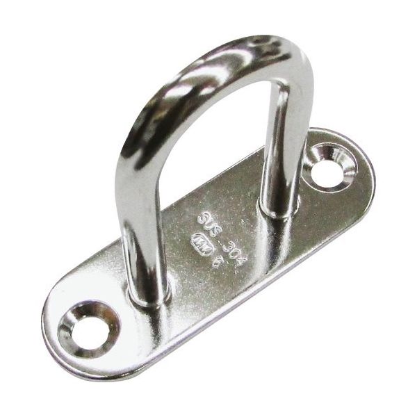 水本機械製作所 水本 ステンレス パッドアイ 26mm×80mm PD-8H 1個 154-3341（直送品）