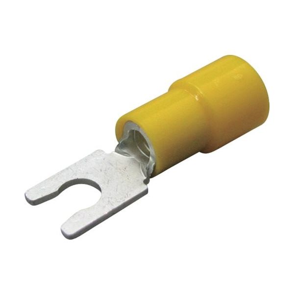 ニチフ端子工業 ニチフ 環境配慮形絶縁被覆付 Y形 LYタイプ(50個入) TMEX 5.5LY-4S-CLR 1パック(50個)（直送品）