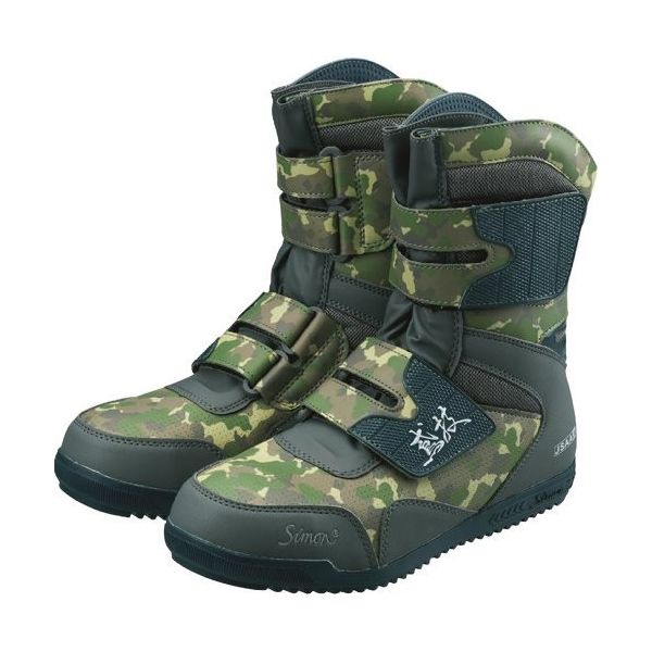 シモン プロスニーカー 鳶技S038オリーブC 27.0cm S038OLC-27.0 1足 253-0549（直送品）