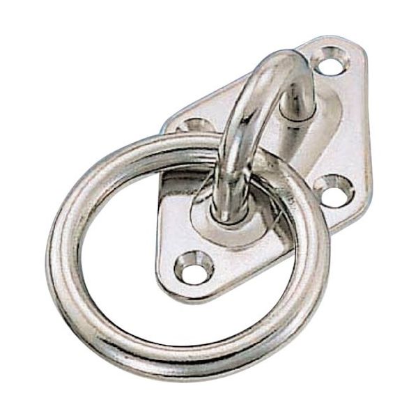 水本機械製作所 水本 ダイアモンドアイ丸カン 36mm×60mm 丸カン内径30mm A-048 1個 316-0281（直送品）