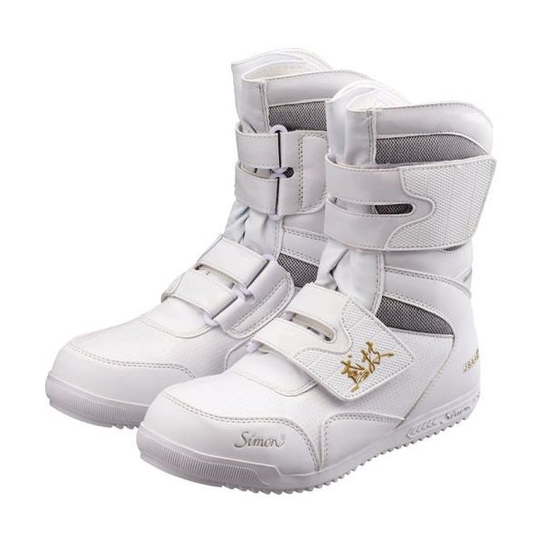 シモン プロスニーカー 鳶技S038ホワイトC 28.0cm S038WHC-28.0 1足 253-0547（直送品）
