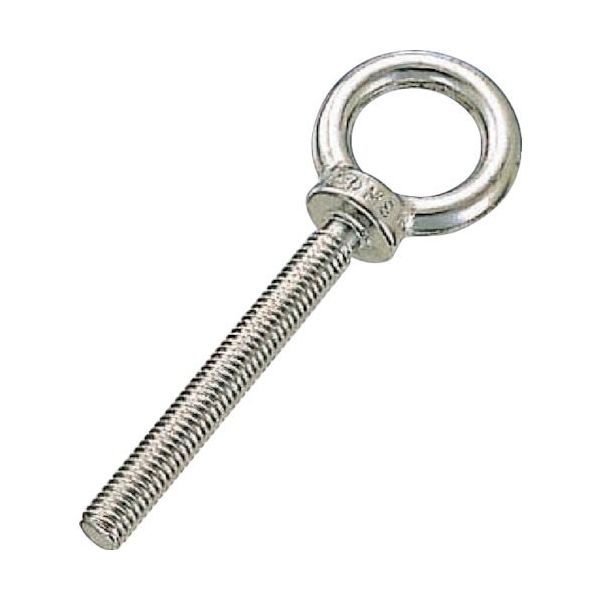 水本機械製作所 水本 ステンレス つば付ロングアイボルト(鋳造製)(ミリネジ) 捻長20mm B-3004 1袋(1個) 317-6057（直送品）