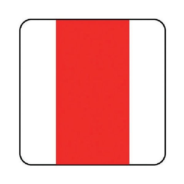 ユニット 配管識別ステッカー 消火表示(極小) 30×30 10枚組 AS.20SS 1組(10枚) 745-7006（直送品）