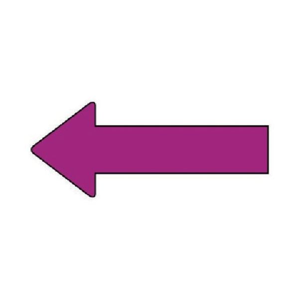 ユニット 配管ステッカー 方向表示 赤紫(大) 50×130 10枚組 AS.23.10L 1組(10枚) 745-7537（直送品）