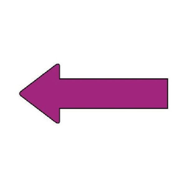 ユニット 配管ステッカー 方向表示 赤紫(小) 30×70 10枚組 AS.23.10S 1組(10枚) 745-7553（直送品）