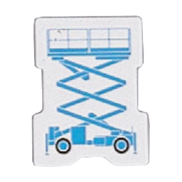つくし工房 つくし ミニ重機マグネット側面タイプ 高所作業車 大 MK-332A 1個 185-2776（直送品）