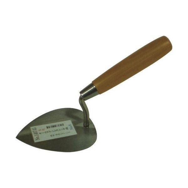 ナルセ商工 カネ三 本焼オールステンレンガ鏝 SREK-N06 1丁 228-9693（直送品）