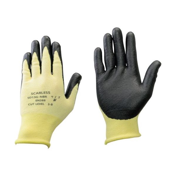 赤尾 ケブラーSD手袋 SD13GーNBR M 1双 336-6713（直送品）