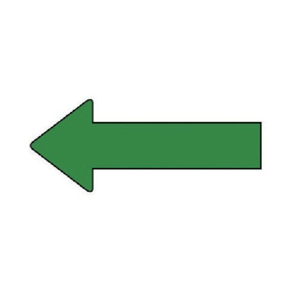 ユニット 配管ステッカー 方向表示 緑(中) 40×100 10枚組 AS.23.12M 1組(10枚) 745-7626（直送品）