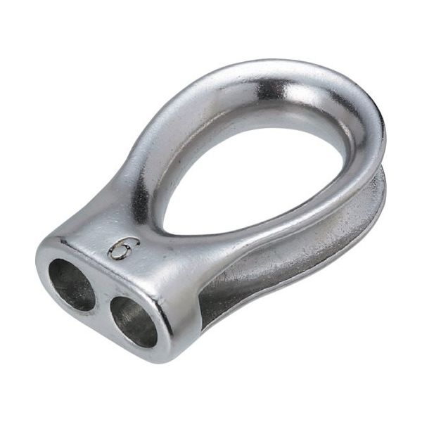 水本機械製作所 水本 ステンレス ロープシンブル 使用ロープ径9mm A-2451 1個 318-2376（直送品）