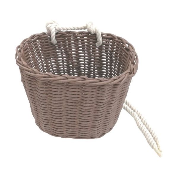 加藤伝蔵商店 伝蔵 PE腰籠 楕円 ダークブラウン F330 1セット(8個) 383-2847（直送品）