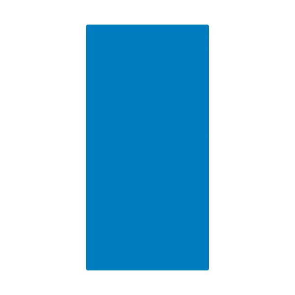 日本緑十字社 緑十字 エンビ無地板 青 エンビー13(青) 600×300×1mm 硬質塩化ビニール 057135 1枚 106-1603（直送品）