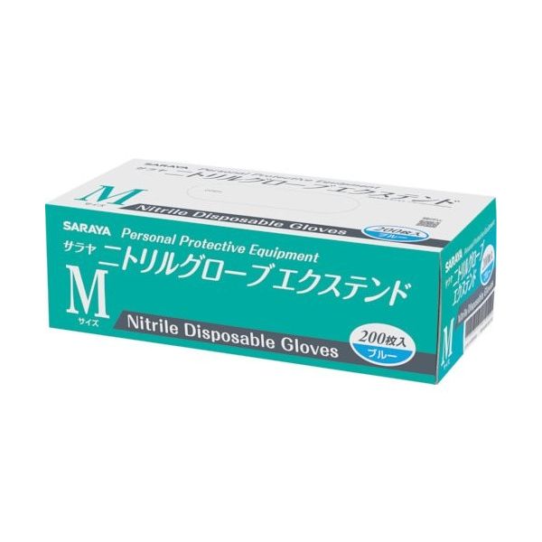 日本製造サラヤ　ニトリル手袋　M 200枚×10箱 日用品/生活雑貨