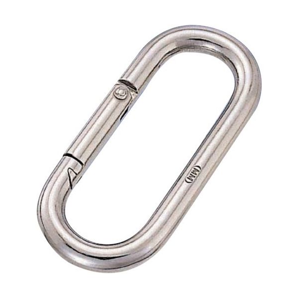 水本機械製作所 水本 プチカラビナ(スタンダード型) 線径8mm A-154 1個 336-8042（直送品）