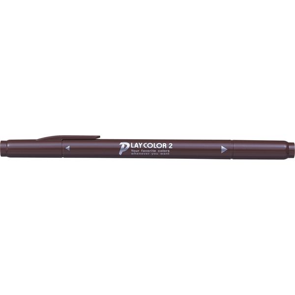 トンボ鉛筆 水性サインペンプレイカラー２　ショコラ WS-TP41 1本