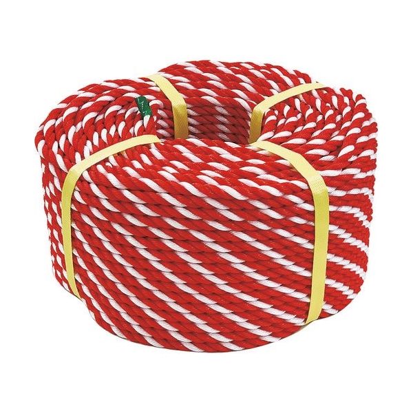 ユニット 紅白ロープ 871-641 1巻 167-0516（直送品）