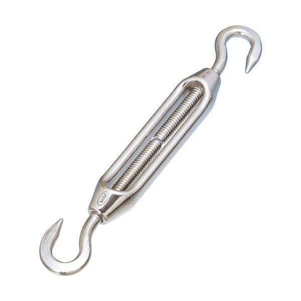 水本機械製作所 水本 ステンレスSUS316 枠式ターンバックル(フック&フック) 捻子径4分 A-2285 1個 195-1920（直送品）