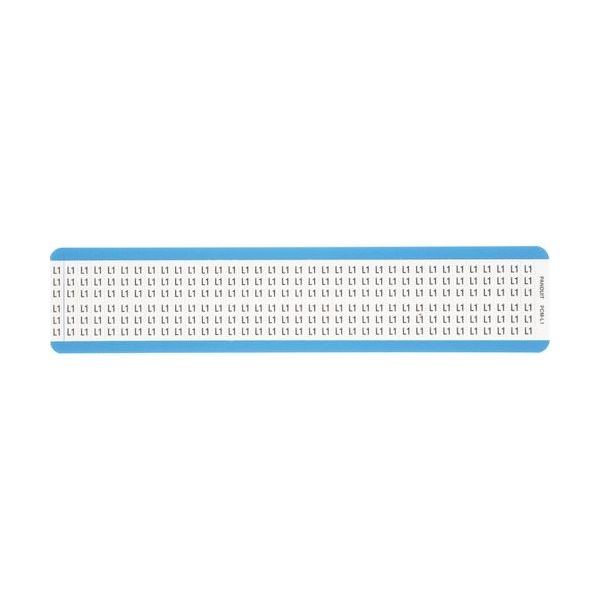 パンドウイット ワイヤーマーカー ビニルクロス 表示文字L1 PCMーL1 PCM-L1 1セット(100枚:25枚×4袋)（直送品）