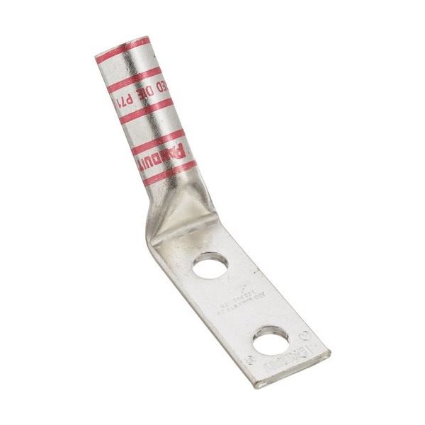 PANDUIT 銅製圧縮端子 2穴 電線サイズ AWG8 取付穴サイズ 51mm 取付穴間隔 160mm バレル角度 45度 LCC8ー10（直送品）