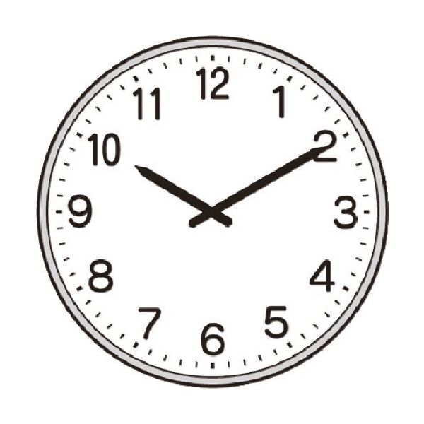 つくし工房 つくし 安全施工サイクル(掲示板)用防湿時計 KG-214T 1個 183-3726（直送品）