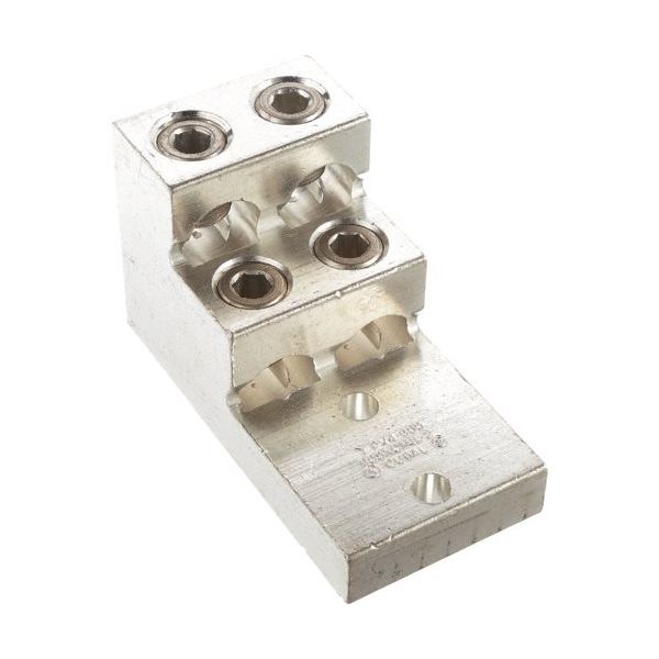 PANDUIT アルミ製メカニカルコネクター 2穴垂直方向4バレルラグ 電線サイズAWG2ー600kcmil LAM4SB600ー38ー1Y（直送品）