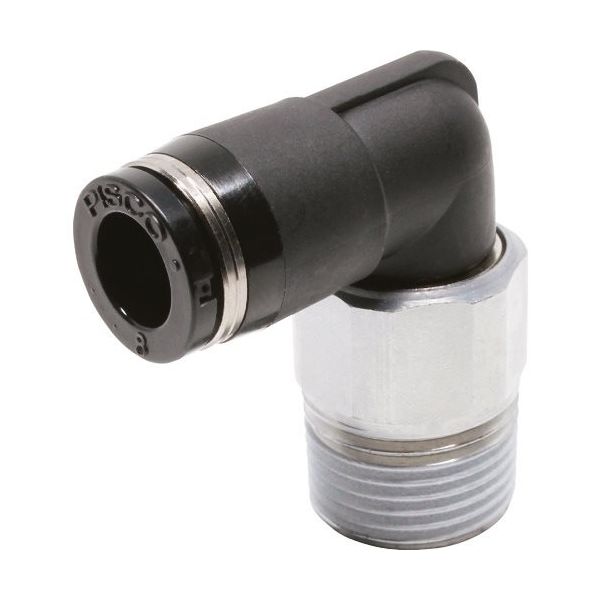 日本ピスコ PISCO ロータリジョイント エルボチューブ8ネジR3/8 RL803 1個 809-5751（直送品）