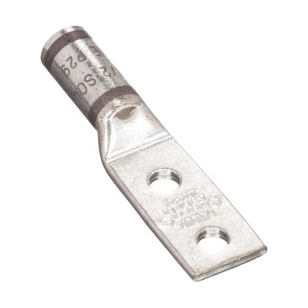 PANDUIT 銅製圧縮端子 2穴 撚り線電線サイズ AWG4 AWG3 単線電線サイズ AWG2 取付穴サイズ 4.8mm LCD4ー10（直送品）