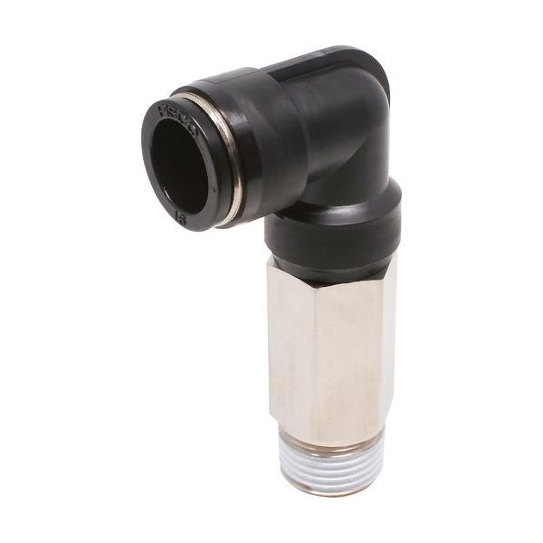 日本ピスコ ピスコ チューブフィッティング ロングエルボチューブ16ネジR1/2 PLL1604 1セット(10個) 809-5573（直送品）