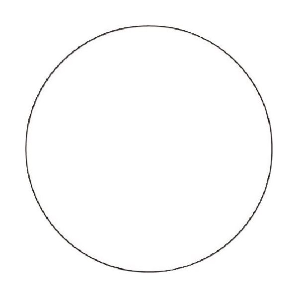 つくし工房 つくし ステッカー 丸形無地 白 850-E 1枚 184-3183（直送品）