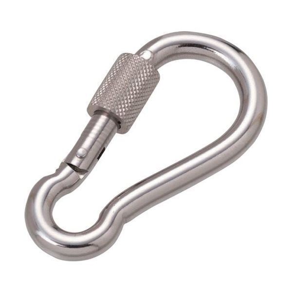 水本機械製作所 水本 環付スナップフックNB型 線径8mm A-2274 1個 316-1885（直送品）