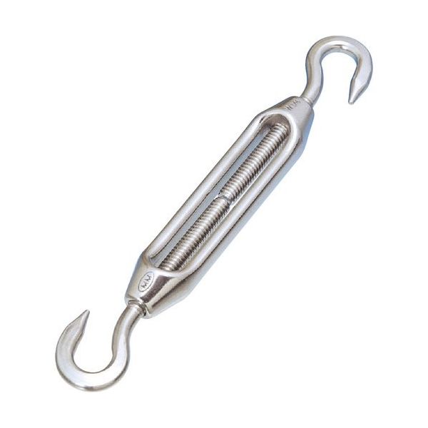 水本機械製作所 水本 ステンレス 枠式ターンバックル(フック&フック) 捻子径Wー1/2 A-383 1個 113-6212（直送品）