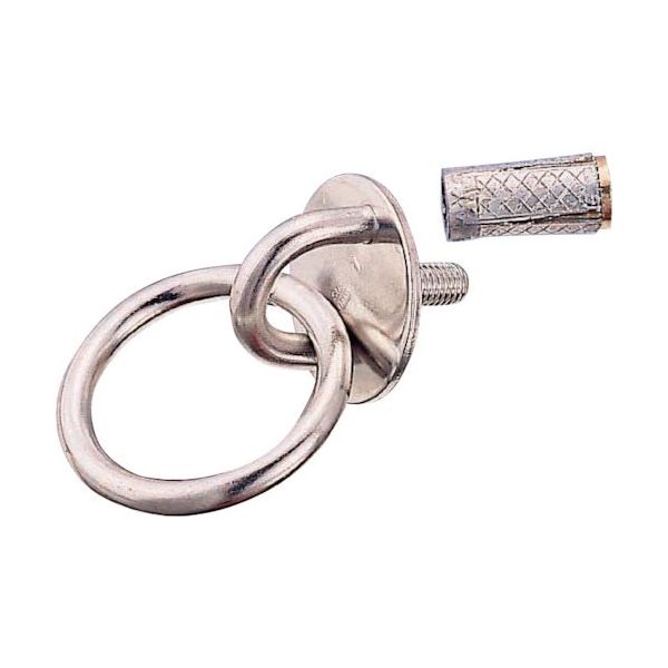 水本機械製作所 水本 ネジ込みラウンドアイ丸カン(アンカープラグ付) 捻径Mー10 A-065 1個 317-2868（直送品）