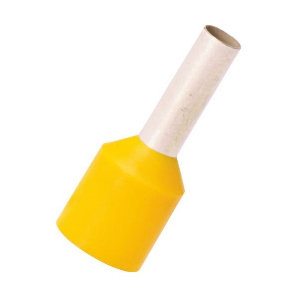 PANDUIT 絶縁付きフェルール端子 短絡防止用 AWG10 黄 100個入り FSDXL82ー12ーC 1袋(100個)（直送品）