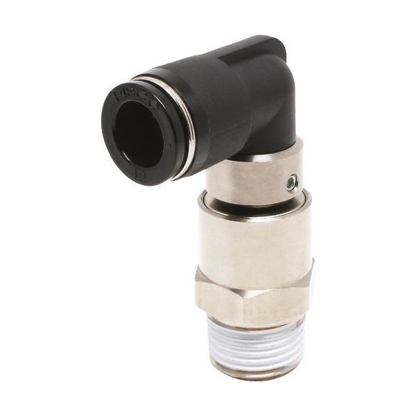 日本ピスコ PISCO ハイロータリジョイント エルボチューブ12ネジR1/2 RHL1204 1個 809-5738（直送品）