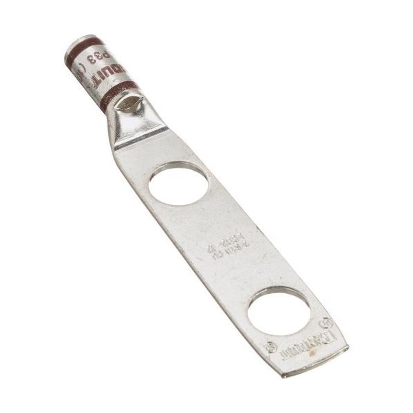 PANDUIT 銅製圧縮端子 2穴 電線サイズ AWG2 取付穴サイズ 6.4mm 取付穴間隔 25.4mm LCD2ー14DーQ（直送品）