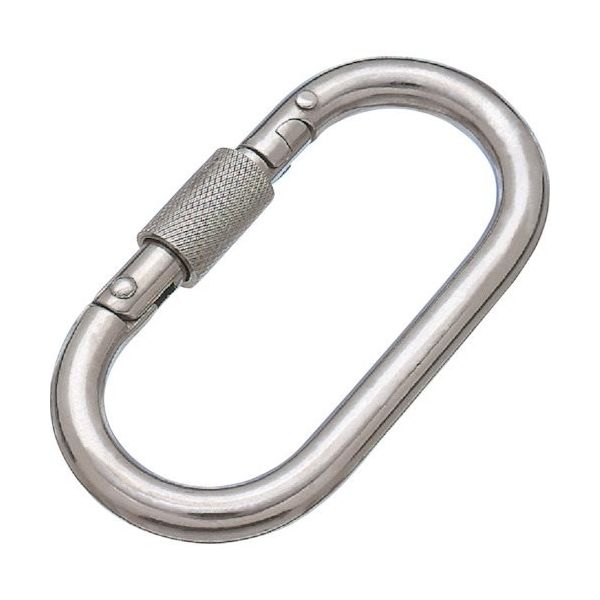 水本機械製作所 水本 カラビナ(環付) SUS316 A-2657 1個 337-1149（直送品）