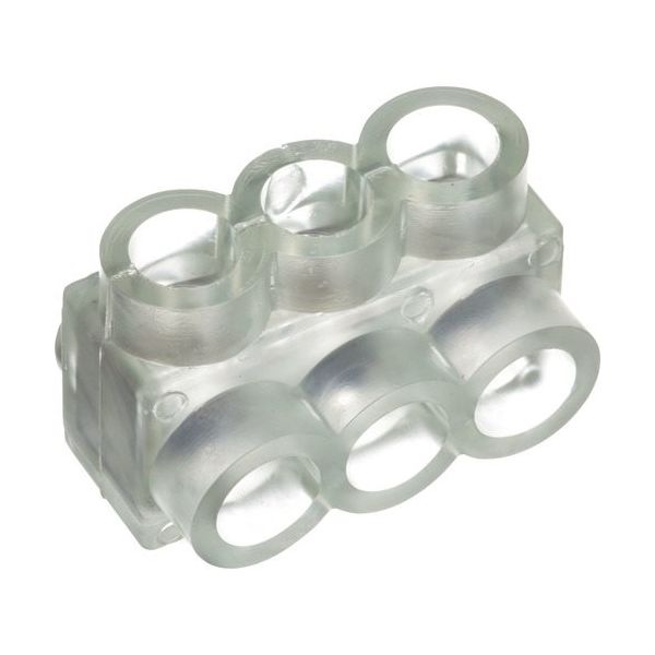 PANDUIT マルチタップコネクター片方向挿入タイプ 電線サイズAWG4ーAWG14(撚り線) PCSB4ー3Sー12Y 1袋(12個)（直送品）