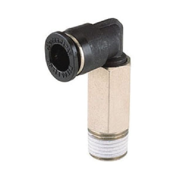 日本ピスコ ピスコ チューブフィッティングミニ ロングエルボチューブR1/8ネジM5X08色M PLL180M5M 1セット(10個)（直送品）