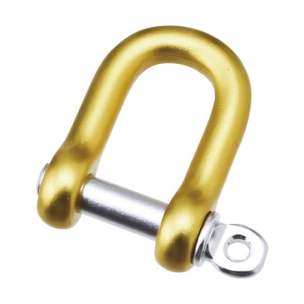 水本機械製作所 水本 アルミシャックル(イエロー) 呼び8mm ALP-8Y 1個 113-4595（直送品）