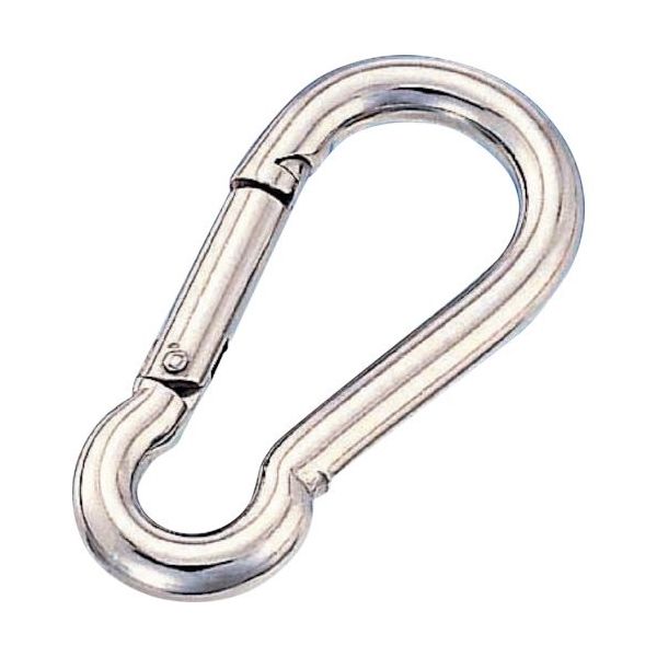 水本機械製作所 水本 チェーン用パーツ スナップフック B型 線径4mm 長さ40mm B-4S 1個 336-6477（直送品）