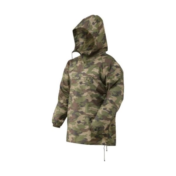 川西工業 川西 カモフラヤッケ グリーン 3Lサイズ 4300GR-3L 1セット(5着) 854-5601（直送品）