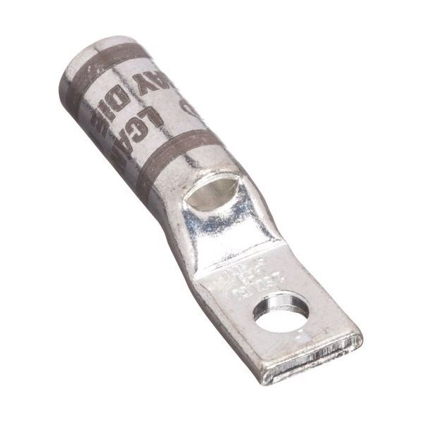 PANDUIT 銅製圧縮端子 1穴 幅細取付板 撚り線電線サイズ AWG4 AWG3 単線電線サイズ AWG2 LCAN4ー14ーL（直送品）
