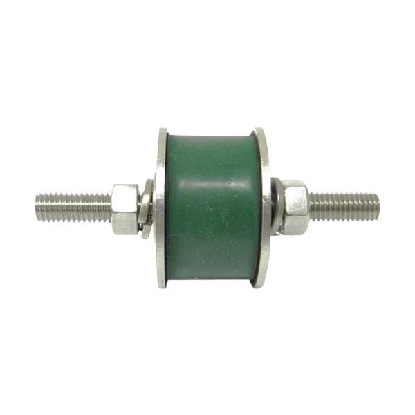 枚方技研 ノンブレン ねじ付防振材 両締ボルトステン M3×12×35 グリーン3.3 NV1S-12A-S70 1個 381-9858（直送品）