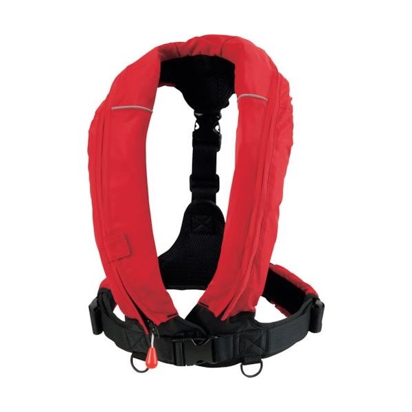 オーシャンライフ 自動膨張式ショルダータイプ 作業用ライフジャケット レッド TYPE A RE-5-RD 1着 377-6533（直送品）