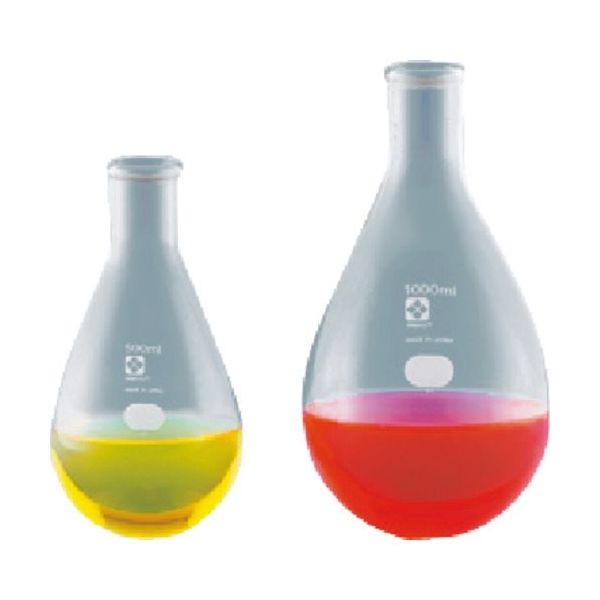 東京硝子器械 TGK ナス形フラスコ 300mL ハリオ 371-01-25-04 1個 183-5673（直送品）
