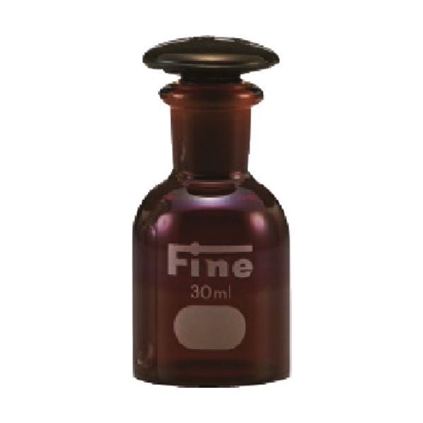 東京硝子器械 TGK Fine細口共通摺試薬瓶 硬質 茶 120mL 000-05-03-13 1本 190-9539（直送品）