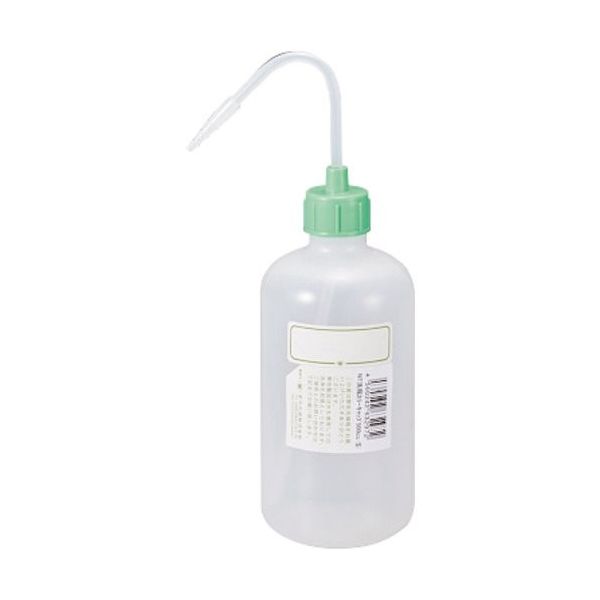 東京硝子器械 TGK NT洗瓶 カラーcap 細口 500mL 色5 LGR 927-22-21-45 1本 184-9240（直送品）