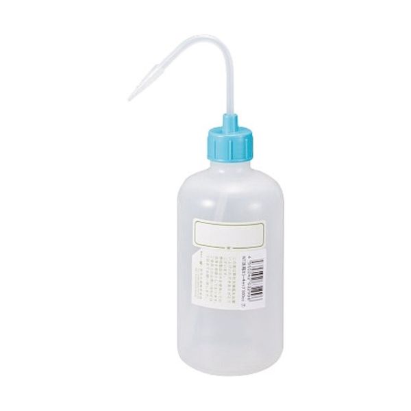 東京硝子器械 TGK NT洗瓶 カラーcap 細口 500mL 色7 LB 927-22-21-47 1本 183-3388（直送品）